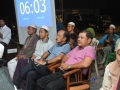 Bapak Supramu Santoso sedang menyaksikan Festival Hadrah di masjid al-Birru Pertiwi