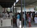 Antrian penerima daging qurban